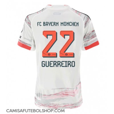 Camisa de time de futebol Bayern Munich Raphael Guerreiro #22 Replicas 2º Equipamento Feminina 2025-26 Manga Curta Camisa de time de futebol Bayern Munich Raphael Guerreiro #22 Replicas 2º Equipamento Feminina 2025-26 Manga Curta